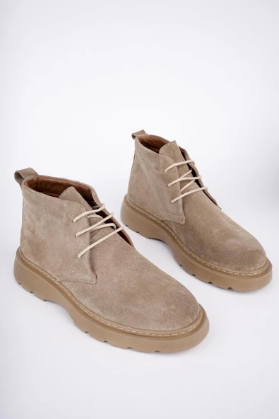 Muggo HENRY Garantili Bağcıklı Hakiki Deri Rahat Taban Erkek Chelsea Bot - 2