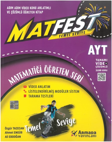 Armada YKS AYT Matfest Temel Seviye Soru Kitabı Yeni