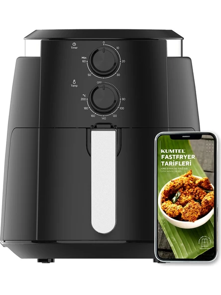 Kumtel Fastfryer XL HAF-01 Airfryer 5.5 lt Yağsız Fritöz