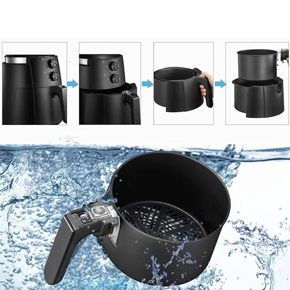 Kumtel Fastfryer XL HAF-01 Airfryer 5.5 lt Yağsız Fritöz - 5
