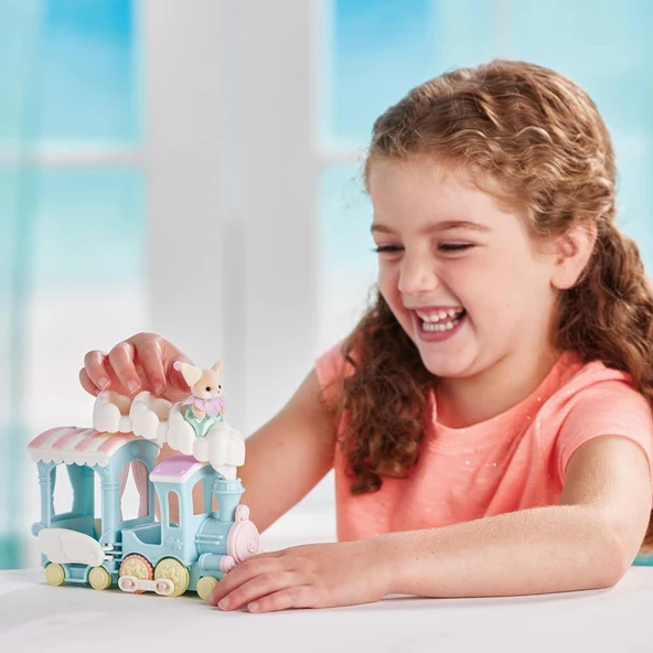 Adore Oyuncak Sylvanian Families Uçan Bulutlu Gökkuşağı Treni 5702 - 2