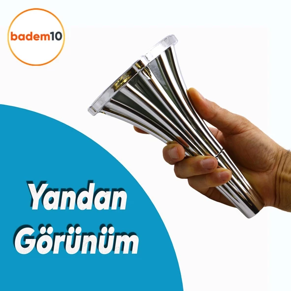 İstanbul 16 cm Krom Konsol Mobilya Kanepe Koltuk Tv Ünitesi Baza Ayağı Orta Sehpası Ayak Ayakları - Resim 5