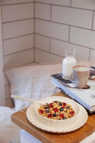 Kütahya Porselen Bone Luz Form 27 Parça 6 Kişilik Yemek Takımı Beyaz - 3