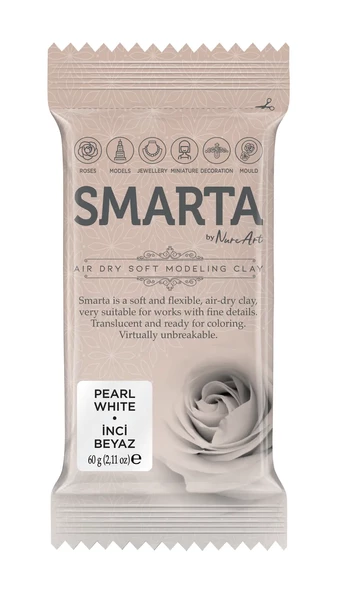 Smarta Metalik Beyaz İnci 60 GR ürün görseli 1