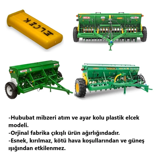 Hubat Mibzer Atım ve Ayar Kolu Plastik Elcek-4 Adet - 2
