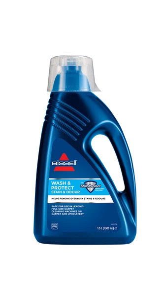 Wash&Protect Halı Yıkama ve Leke Çıkarma Makinelerine Uygun Leke Çıkarıcı ve Koku Giderici Deterjan (1,5 L)