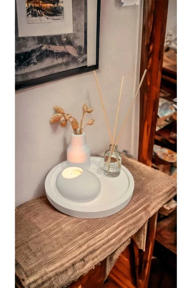 Konik Vazo Vanilya Oda Kokusu Ve Tealight Mumluk