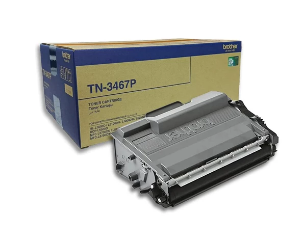 BROTHER TN-3467 Siyah Toner Orjinal (12000 Sayfa)