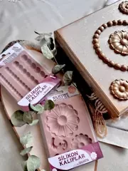 Smarta Silikon Kalıp - Mobilya Süsleme - Papatya - Resim 2