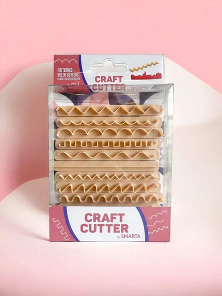 Smarta Craft Cutter - Patterned Ruler Cutters / Desenli Cetvel Kesiciler ürün görseli 1