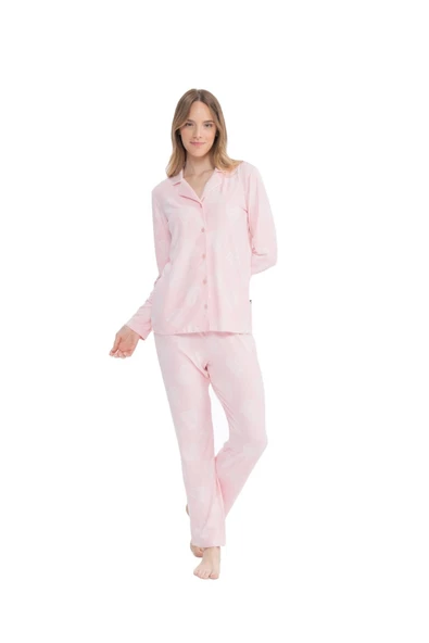 Us Polo Kadın Uzun Kol Pijama Takım 17109 - 4