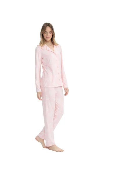 Us Polo Kadın Uzun Kol Pijama Takım 17109 - 5
