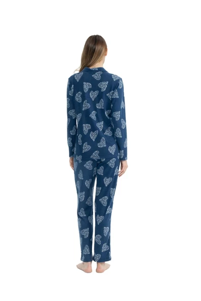 Us Polo Kadın Uzun Kol Pijama Takım 17109 - 9