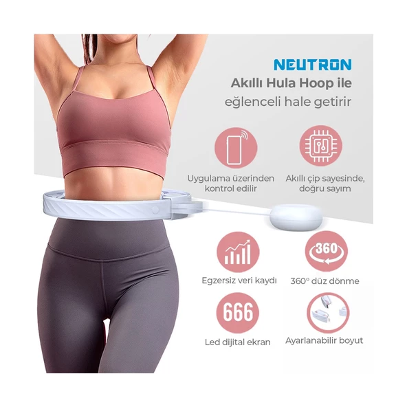 Neutron Ayarlanabilir Hulahop (Mavi) NTL-0061 - Resim 2