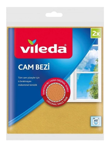 Vileda Cam Bezi 34 x 39 Cm 2 Li x 10 Adet - 2