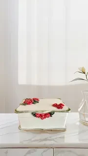 Smarta Silikon Kalıp - Mobilya Süsleme Gül Bahçesi - Resim 2