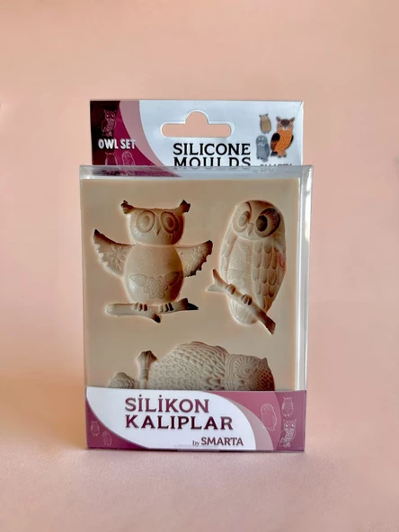 Smarta Silikon Kalıp - Baykuş - 1