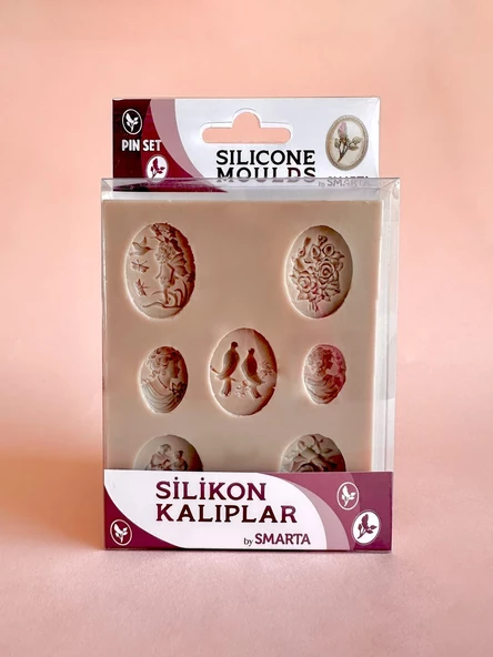 Smarta Silikon Kalıp - Takı Seti - Rozet