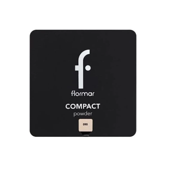 Flormar Compact Powder Pudra 090 Medium Rose - 3
