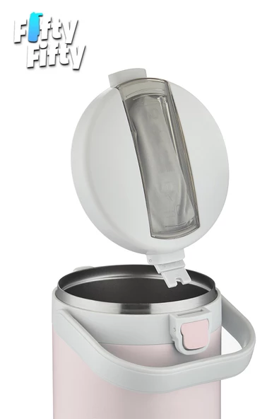 Vagonlife Çelik Yemek Termosu Isı Yalıtımlı 3 Kaseli 2.1LT Sızdırmaz Vakumlu Kap Taşıma Kulplu -FF10089 - 8