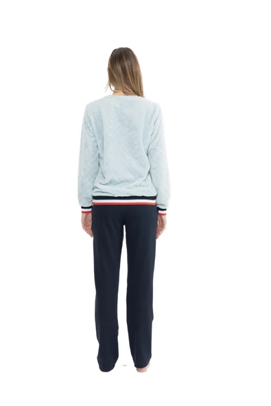 Us Polo Kadın Açık Mavi Pijama Takım 17079 - 3