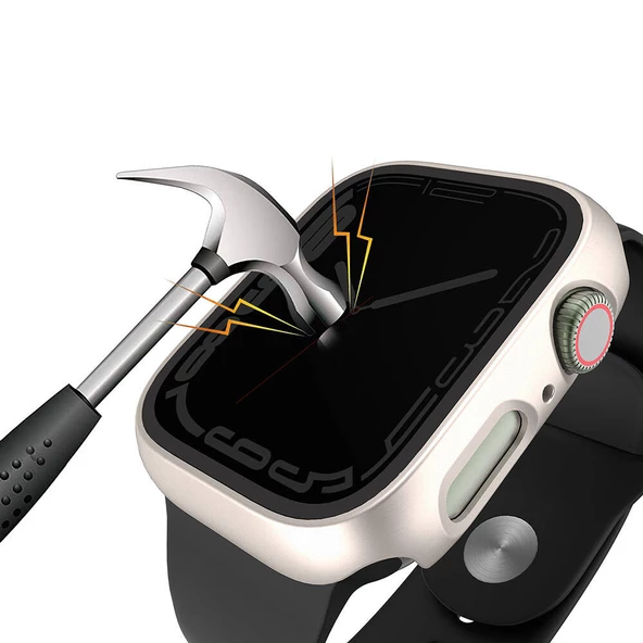 Apple Watch 40mm Sert PC Kasa ve Privacy Hayalet Ekran Koruyucu  Watch Gard 32 - 5