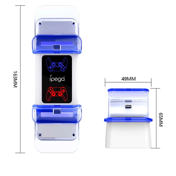 iPega PG-P5003 Playstation 5 Dualsense Şarj İstasyonu - 5