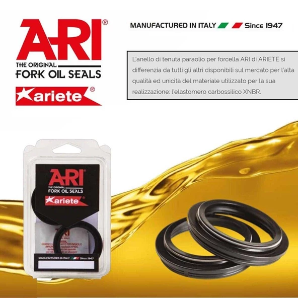 Ariete Arı.105 2005-2006 Suzuki DRZ400 SM Uyumlu Ön Amortisör Yağ Keçesi