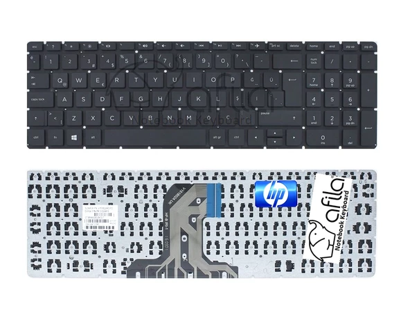 HP 250 G5 (1LT78ES, 1NV39ES, 1NV70ES) Notebook Klavyesi (Siyah TR) - 2