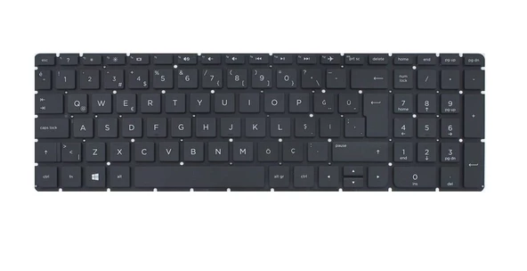 HP 250 G5 (1LT78ES, 1NV39ES, 1NV70ES) Notebook Klavyesi (Siyah TR) - 4