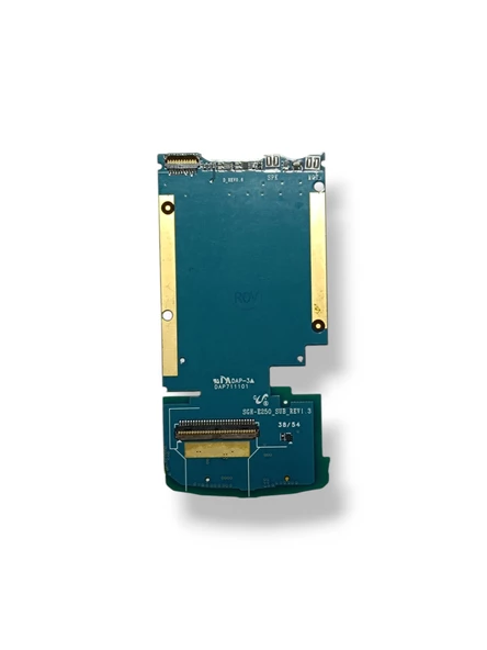 Samsung E250 Mavi üst Tuş Bordu Samsung SGH-E250 Serisi Uyumlu üst Tuş Bordu LCD Ekran Bordu - 1