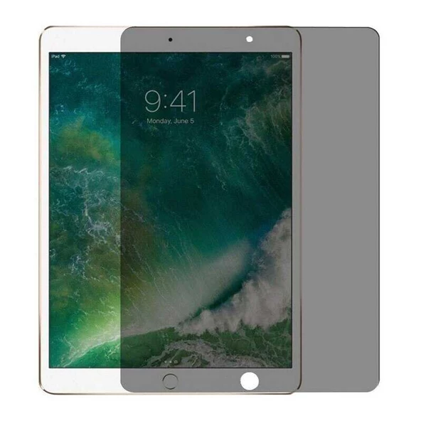 Apple iPad 6 Air 2  Tablet Privacy Temperli Cam Ekran Koruyucu