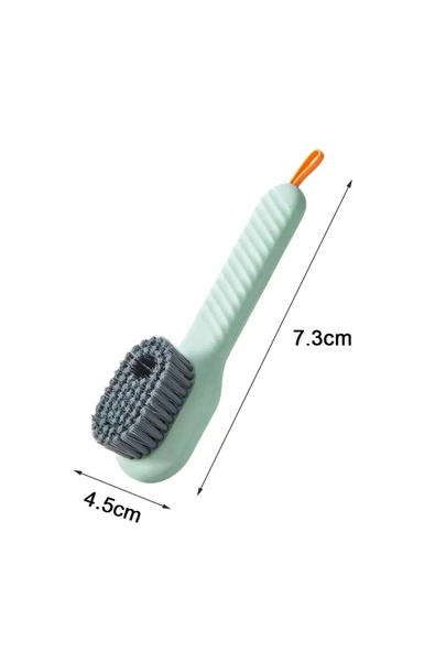 Çok Amaçlı Deterjan Hazneli Pratik El Temizlik Fırçası  Ayakkabı Bot Temizleme Yıkama Fırçası - 5