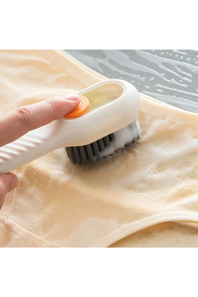 Çok Amaçlı Deterjan Hazneli Pratik El Temizlik Fırçası  Ayakkabı Bot Temizleme Yıkama Fırçası - 4