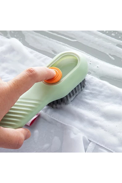 Çok Amaçlı Deterjan Hazneli Pratik El Temizlik Fırçası  Ayakkabı Bot Temizleme Yıkama Fırçası - 3