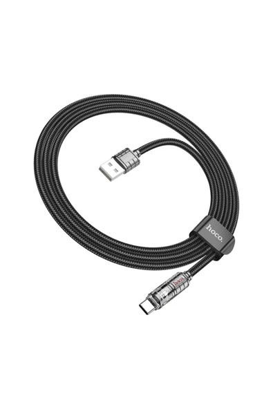 Hoco U122 1.2M Lantern USB to Type-C Şarj Data Kablosu - 2