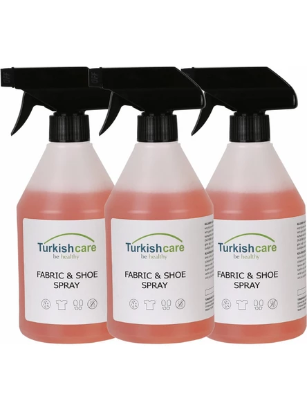 Turkishcare Ayakkabı ve Kumaş Temizleme Spreyi 3X500 ml 3' Lü Set