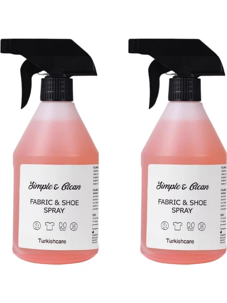 Turkishcare Ayakkabı Ve Kumaş Temizleme Spreyi 2x500 Ml 2 Li