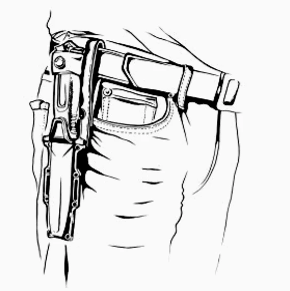 Salur Avcı Bıçağı Çöl Renk - 7