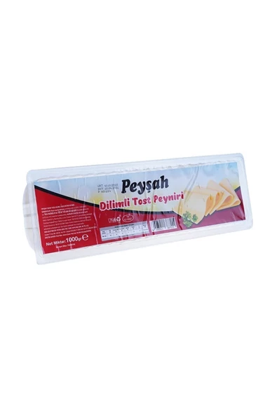 Peyşah Peysah Dilimli Tost Peynirı 1000 gr