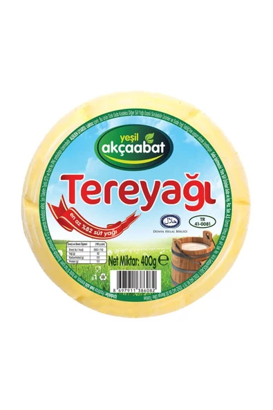 Yeşil Akçaabat Trabzon Tereyağı 2 X 400 gr