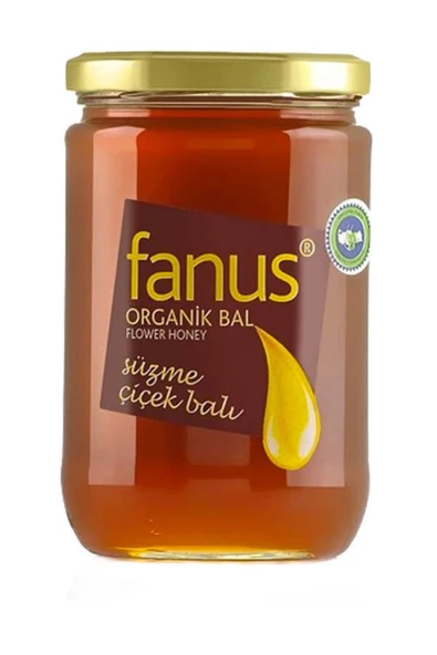 Fanus Organik Süzme Çiçek Balı 850 gr