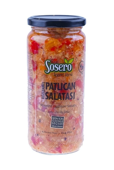 Sosero Patlıcan Salatası 435 Gr Cam Kavanoz