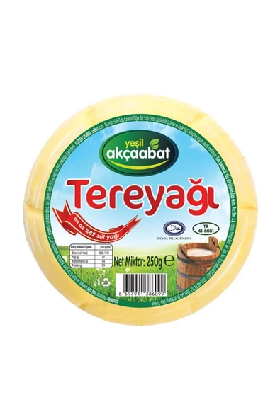 Yeşil Akçaabat Kahvaltılık Tereyağı 3 X 250 gr