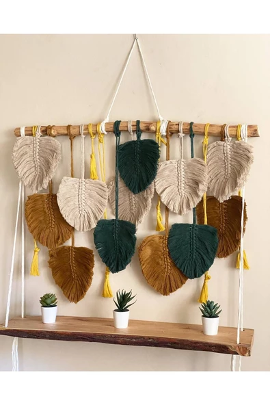 Makrome Dekoratif Duvar Süsü