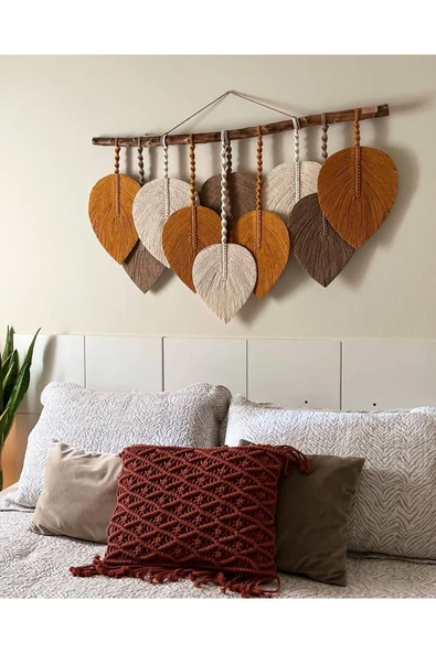 Makrome Dekoratif Duvar Süsü