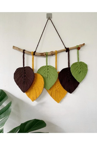 Makrome Dekoratif Duvar Süsü