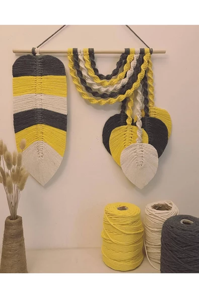Makrome Dekoratif Duvar Süsü