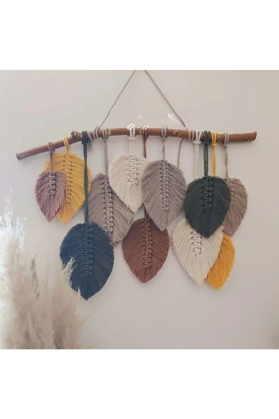 Makrome Dekoratif Duvar Süsü