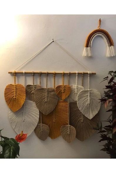Makrome Dekoratif Duvar Süsü